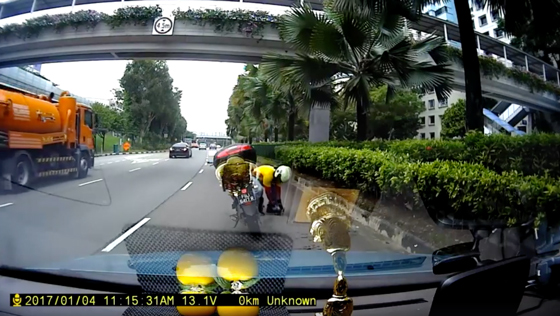 dashcam video