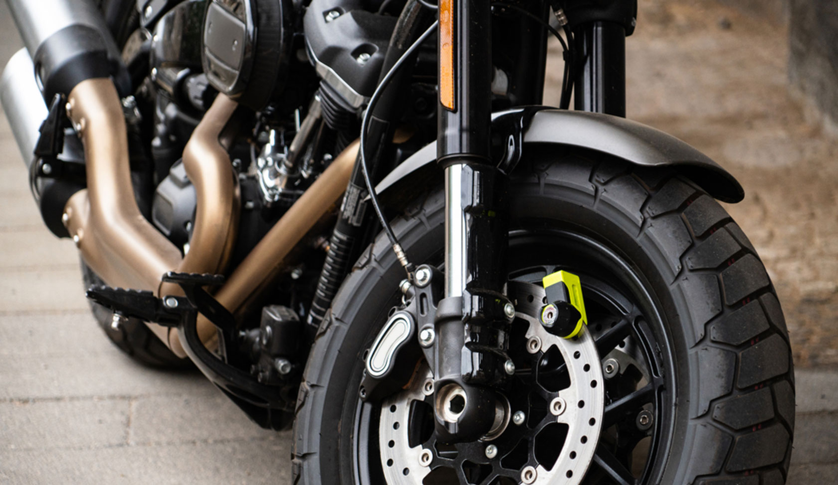 motorcycle security device