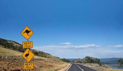 driving in australia