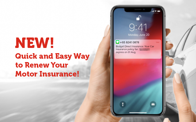 NEW! Quick and Easy Way to Renew Your Motor Insurance