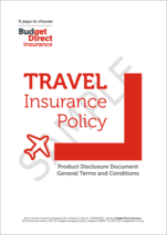 Travel Insurance Policy / Product Disclosure Document (Previous)